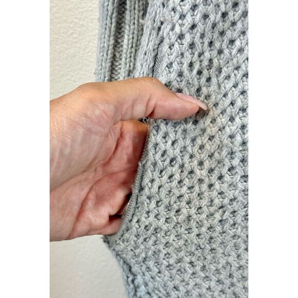 Cynthia Rowley Alpaca Wool Blend Cable Knit Button Up Cardigan Women's Medium - Picture 3 of 10